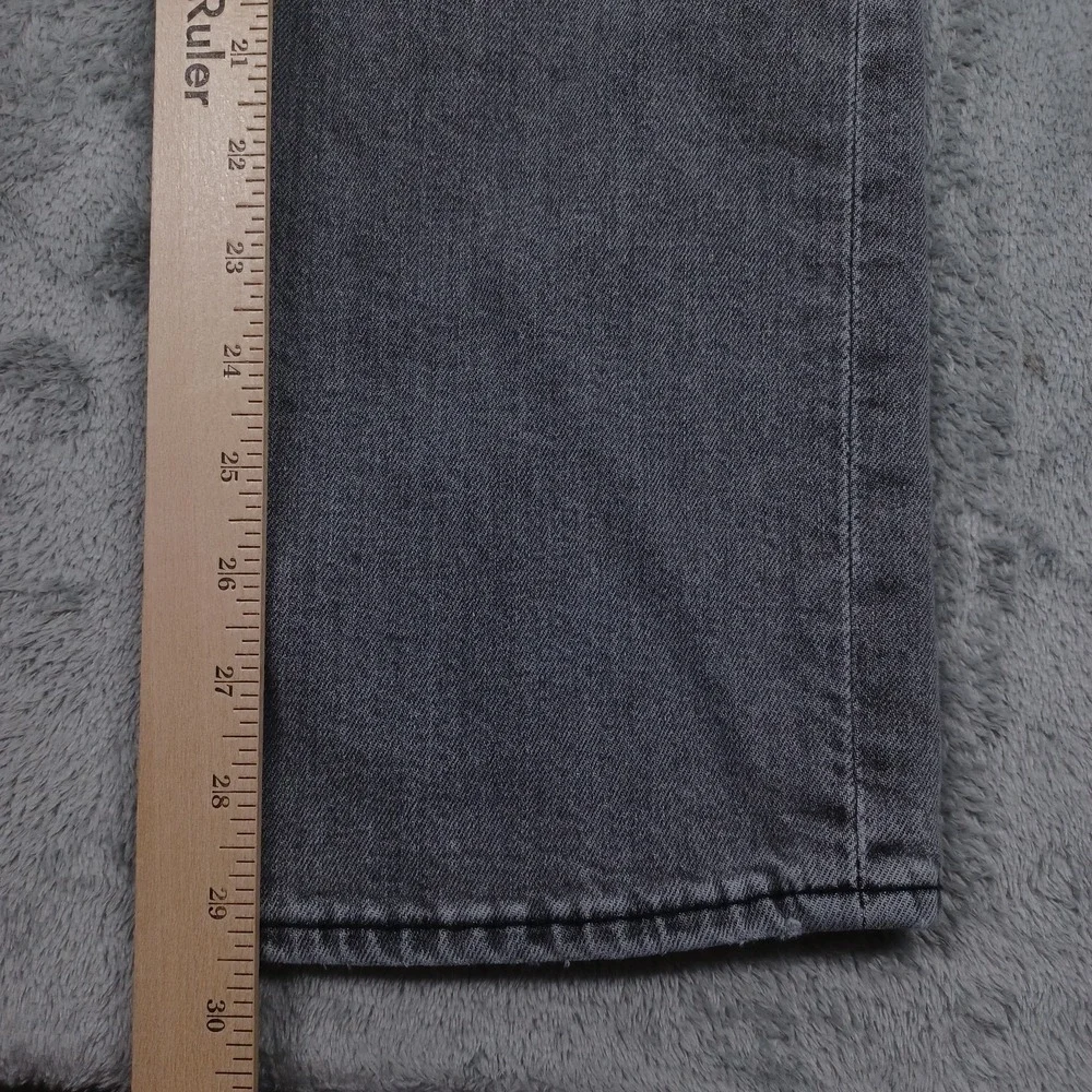 Levis‎ 514 Jeans Mens 30x30 Gray Denim Premium Modern Distressed Casual